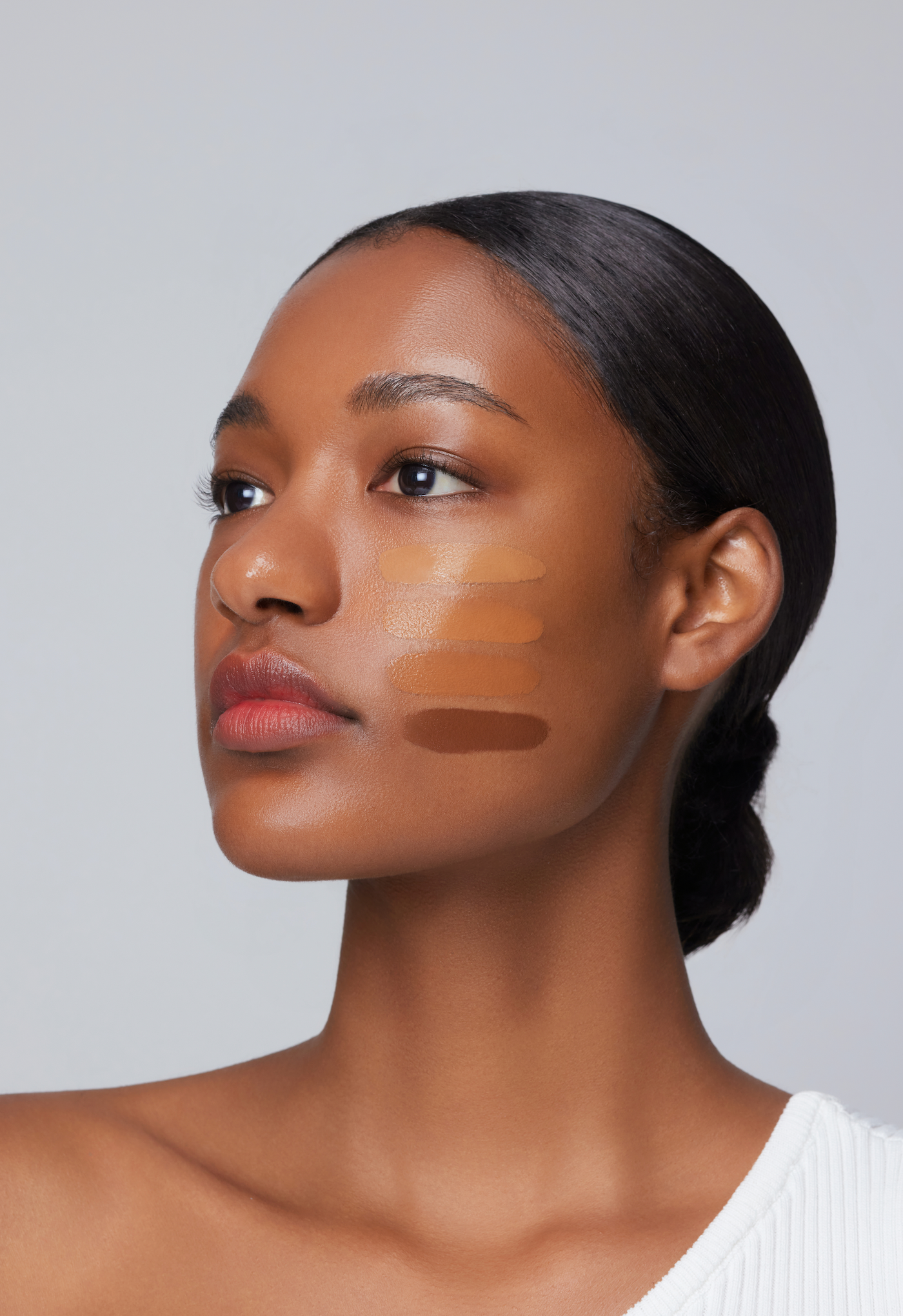 Slik får du
nude skin