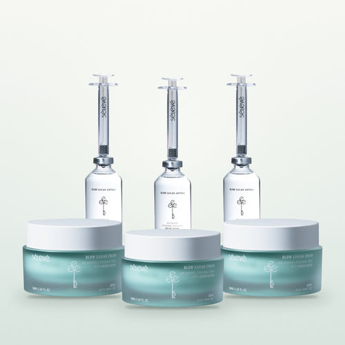 SÉLEVÉ Glow Caviar Ampulle & Krem – 3+3