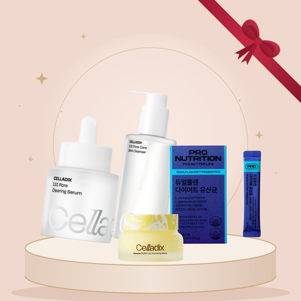 Clear Skin from Within – julegavesett fra K-Town, produktene pakket som gave