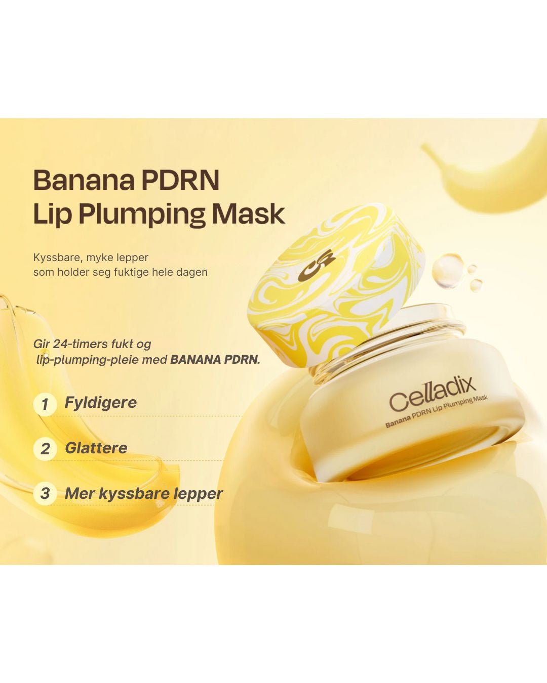 Banana PDRN Lip Plumping Mask - K - Town Norway