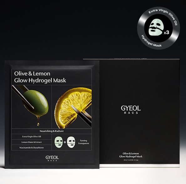 Gyeol Haus Olive & Lemon Glow Hydrogel Mask