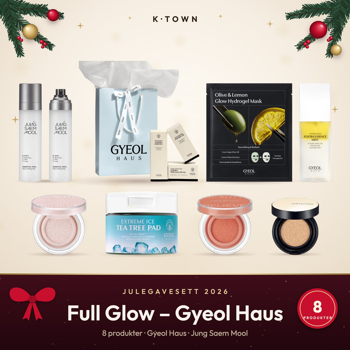 Full Glow – Gyeol Haus – julegavesett 2026 fra K-Town