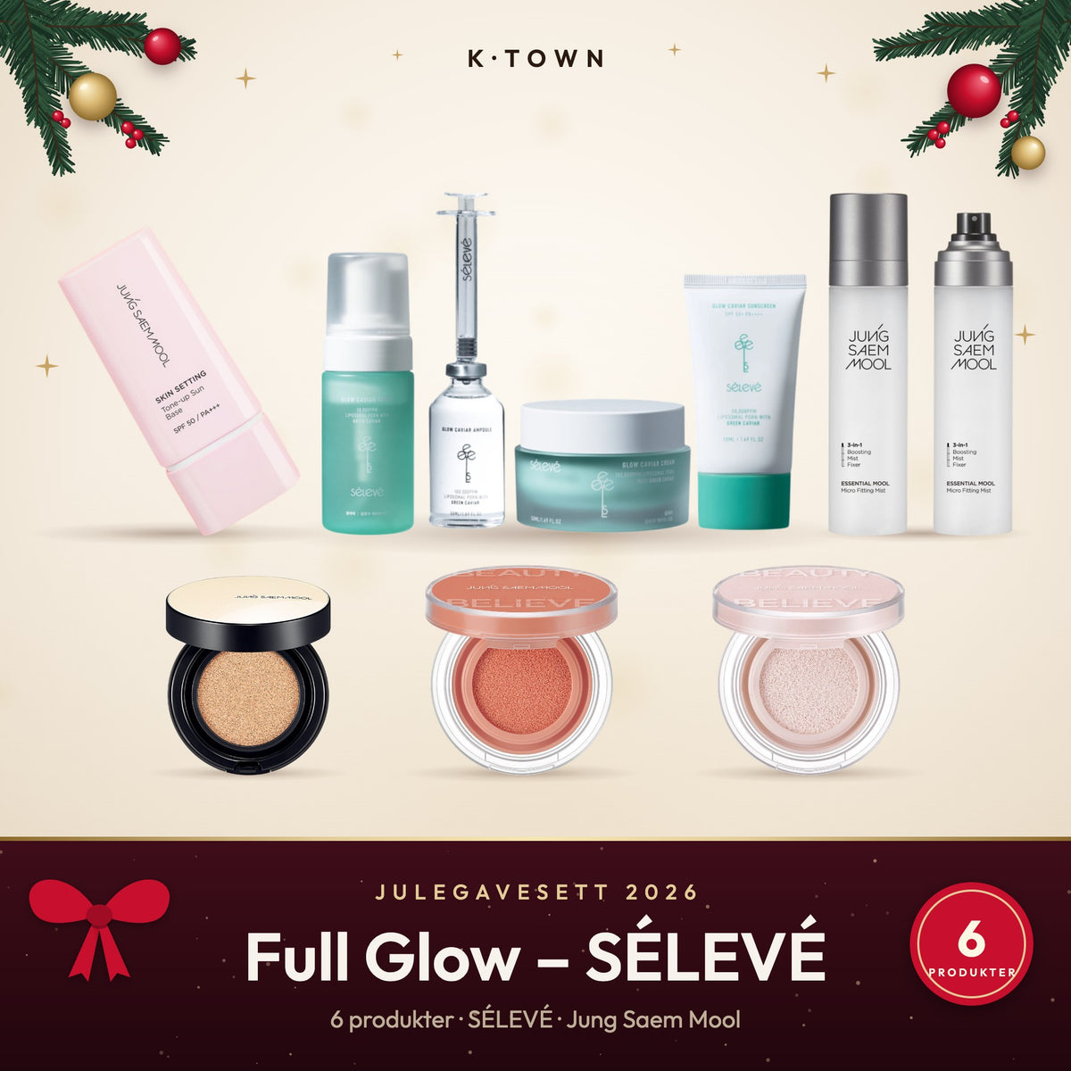 Full Glow – SÉLEVÉ – julegavesett 2026 fra K-Town