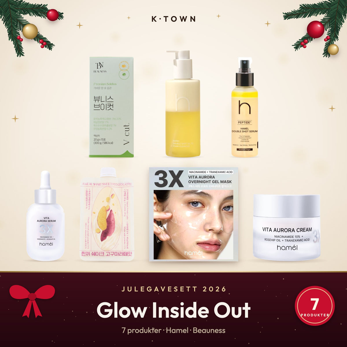 Glow Inside Out – julegavesett 2026 fra K-Town