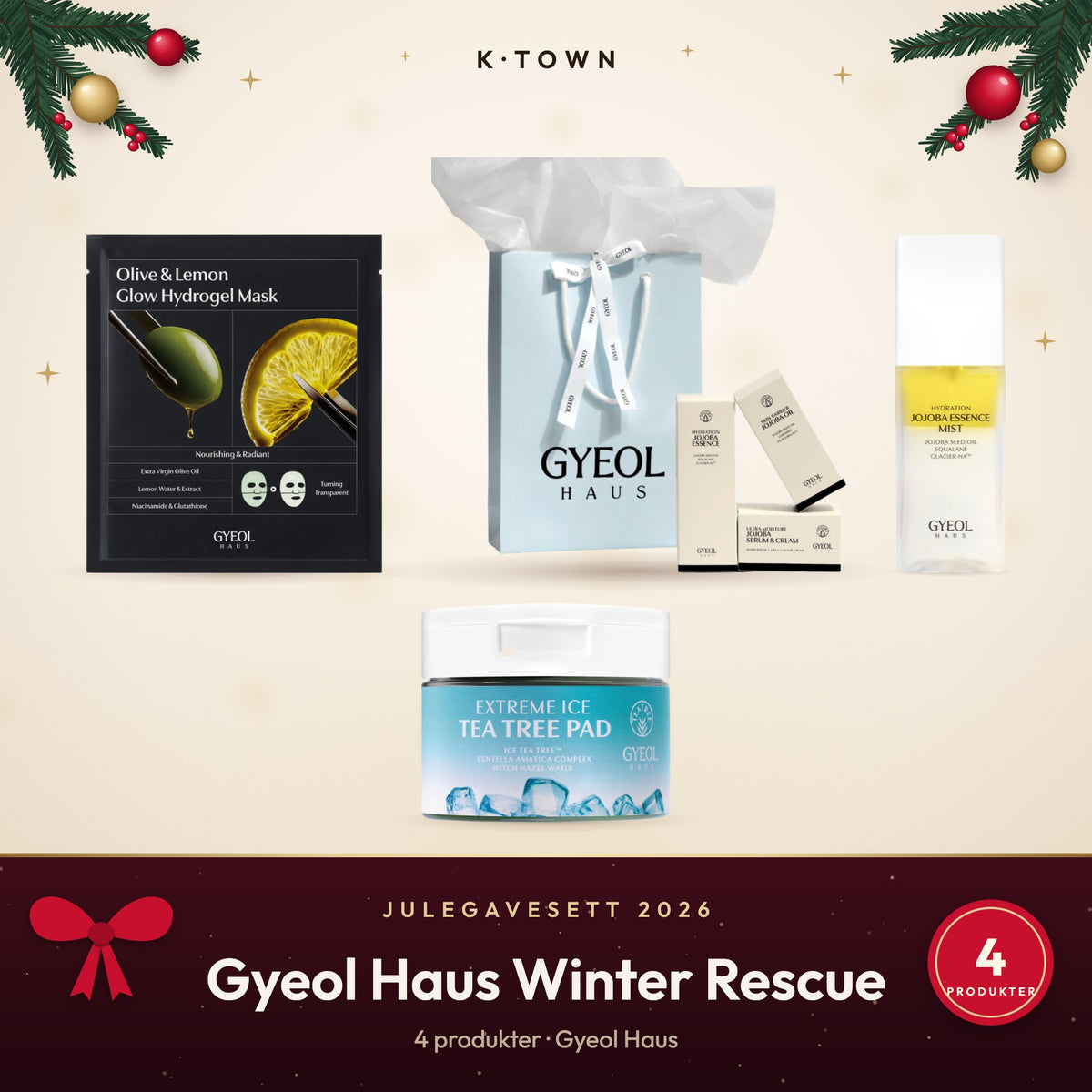 Gyeol Haus Winter Rescue – julegavesett 2026 fra K-Town