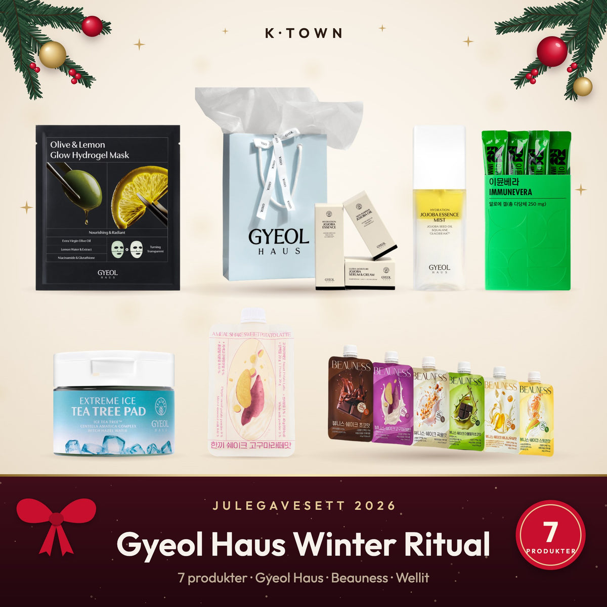 Gyeol Haus Winter Ritual – julegavesett 2026 fra K-Town