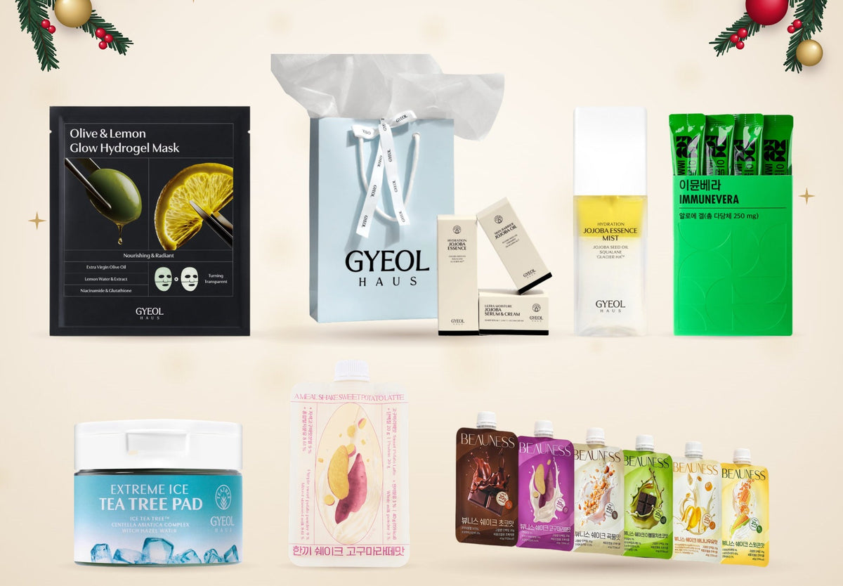 Gyeol Haus Winter Ritual – julegavesett, produktene i settet