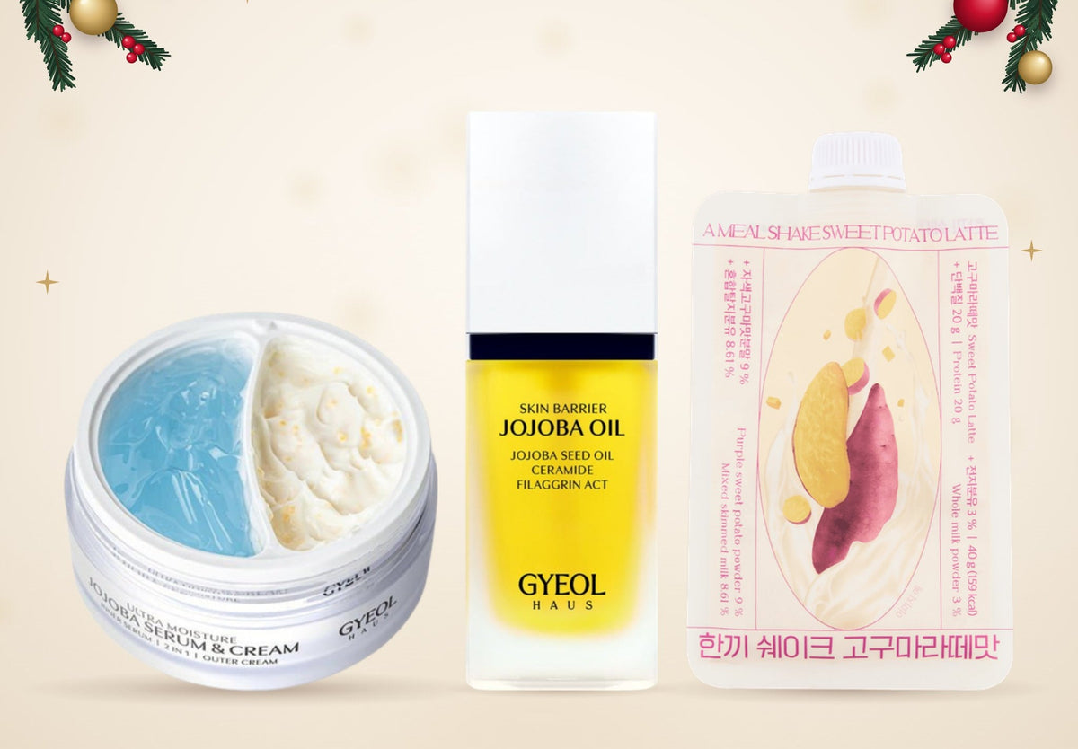 Jojoba & Protein – julegavesett, produktene i settet