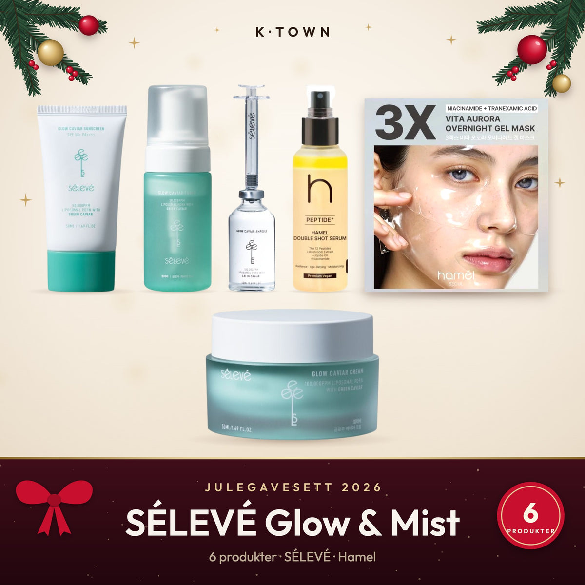 SÉLEVÉ Glow & Mist – julegavesett 2026 fra K-Town