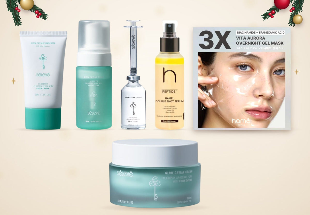 SÉLEVÉ Glow & Mist – julegavesett, produktene i settet