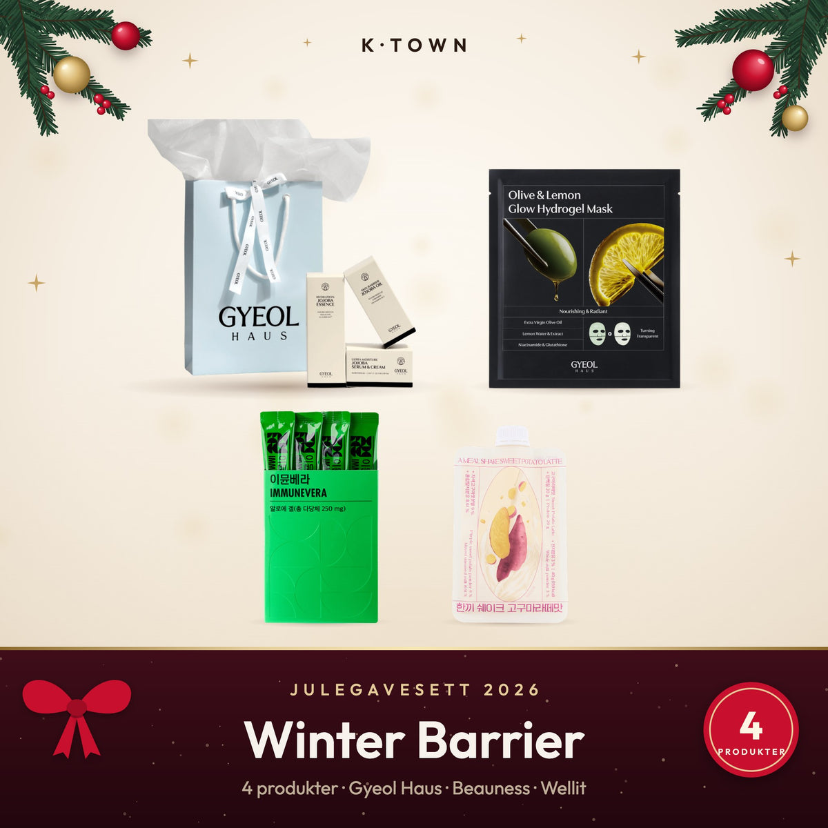 Winter Barrier – julegavesett 2026 fra K-Town