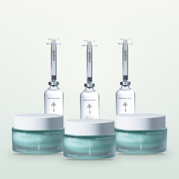 SÉLEVÉ Glow Caviar Ampulle & Krem – 3+3